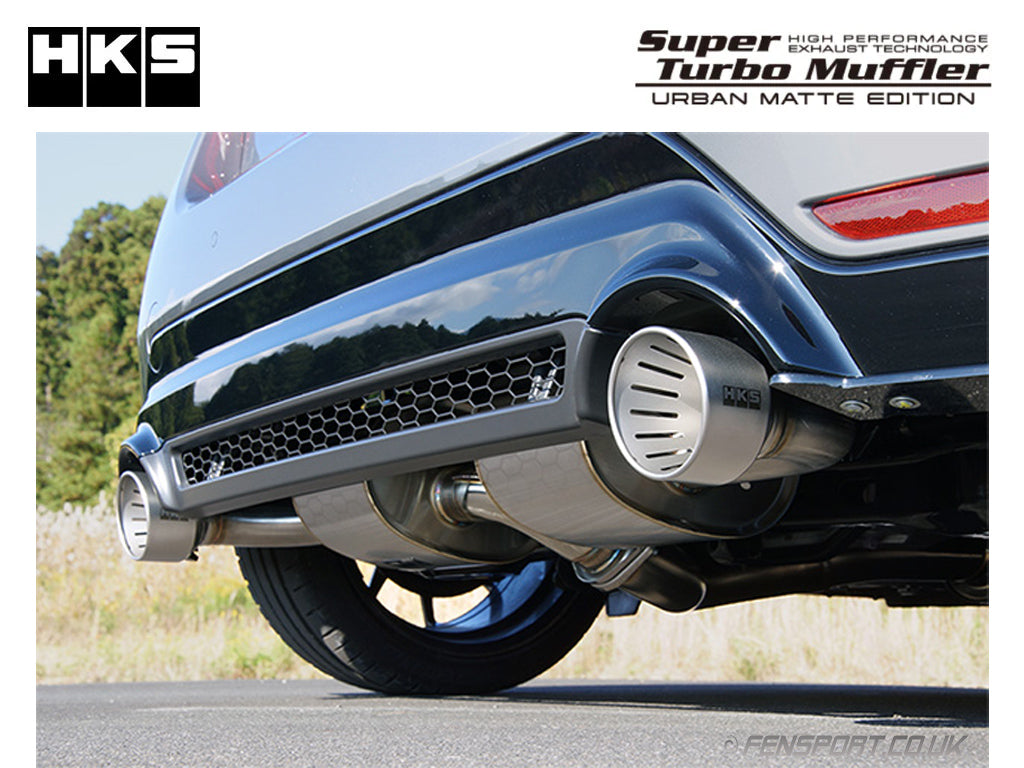 パーツ HKS Super Turbo Muffler 31029-AF008 HKS Super Turbo Muffler - Urban Matte Edition - Exhaust - GR Yaris
