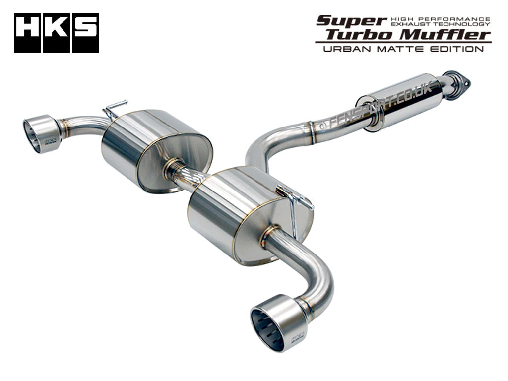 パーツ HKS Super Turbo Muffler 31029-AF008 HKS Super Turbo Muffler - Urban Matte Edition - Exhaust - GR Yaris