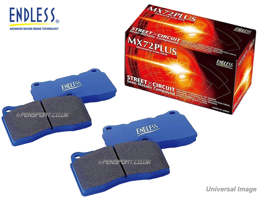 Brake Pads - Front - Endless MX72-PLUS - Corolla, MR2 Mk1, Starlet