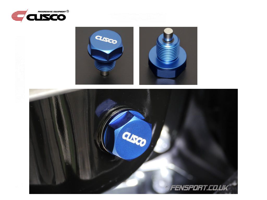 Cusco Magnetic Oil Drain Plug Blue M16x1.5 