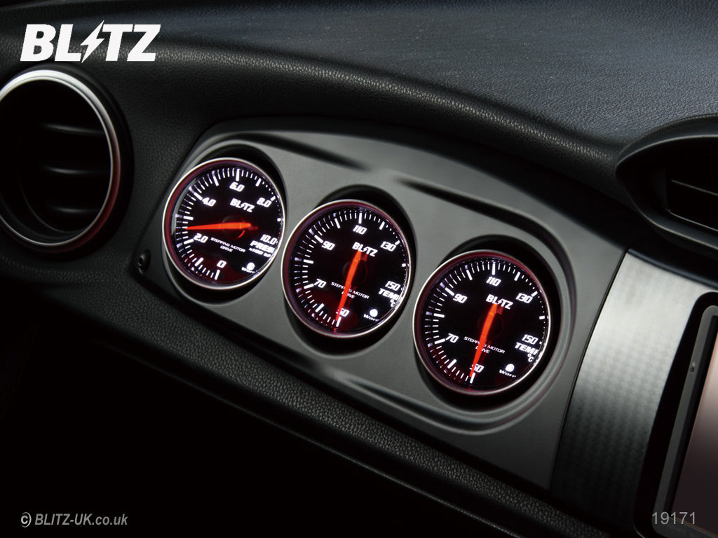 パーツ BLITZ RACING METER PANEL 86 & BRZ Blitz Racing Meter Panel - Black - 19171 - GT86 & BRZ – Fensport