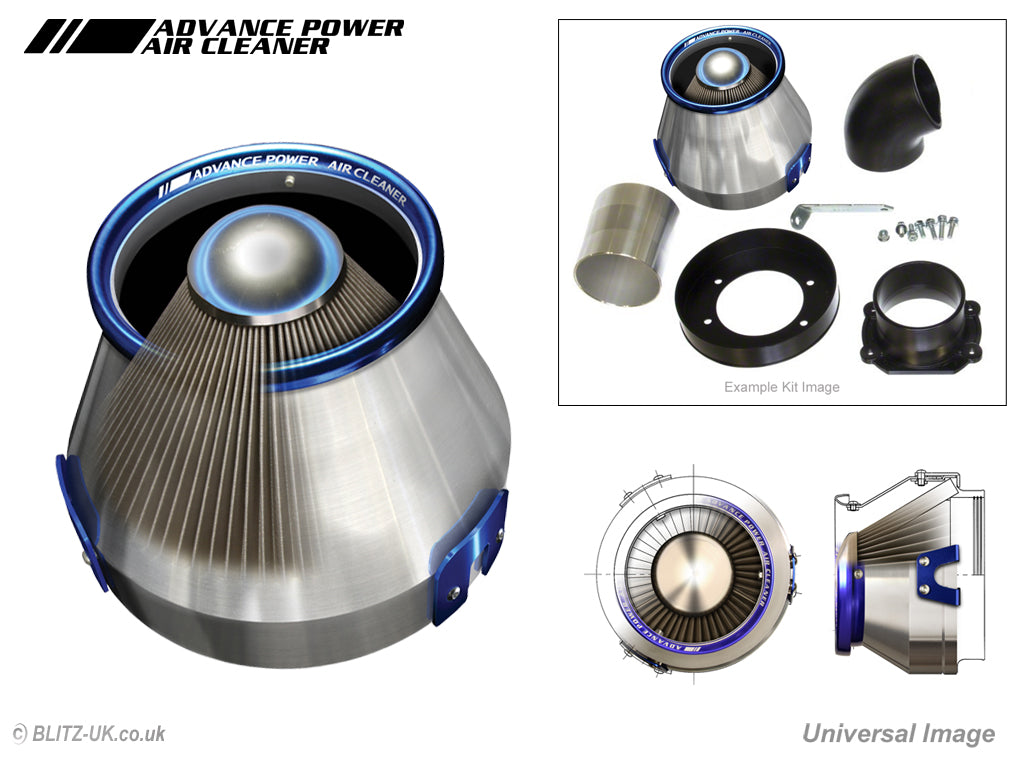 パーフェクトブライトニングキット Blitz Advance Power Induction Kit - 42020 - Skyline GTS, R33, GTT