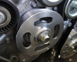 GT86 Lightweight alloy crankshaft pulley - installed