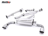 Milltek Stainless Steel Exhaust System - Primary Cat Back - Resonated - GT86 & BRZ