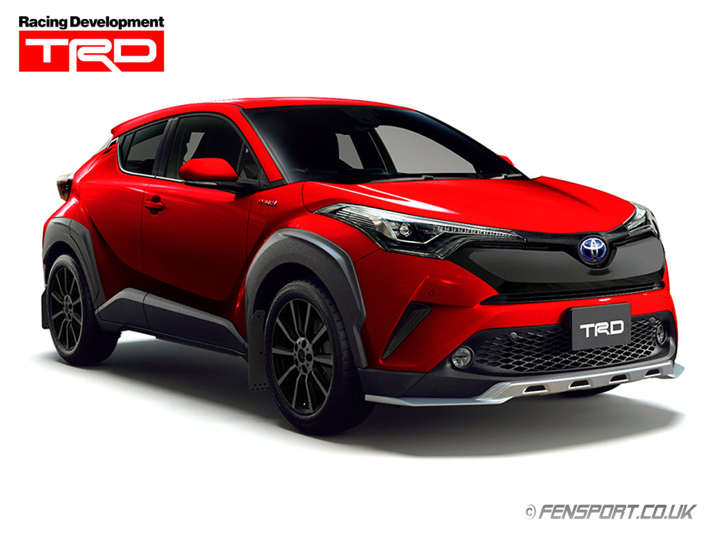 TRD Front Lower Spoiler Extreme Style Silver Toyota C HR trd-front-lower-spoiler-extreme-style-silver-toyota-c-hr