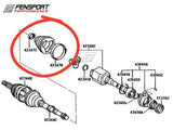 CV Boot Kit - Inner - 5 Speed - MR-S