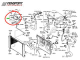 Coolant Expansion Header Tank - Genuine - Celica 140 & 190 T Sport ZZT23#