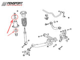 Shock Absorber Top Mount Support - Rear - Genuine - Celica ZZT23#