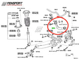 Rear - Upper Control Arm Assy &nbsp;- Celica 140 &amp; 190 T Sport ZZT23#