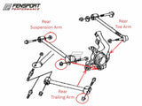 Suspension Arm Nut - Rear - MR-S
