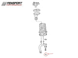 Front - Upper Ball Joint - Split Pin- Celica GT4 ST205, Celica ZZT231