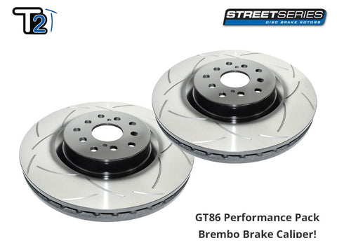Brake Discs - Front - T2 - Performance Pack Brembo Caliper - GT86 & BRZ