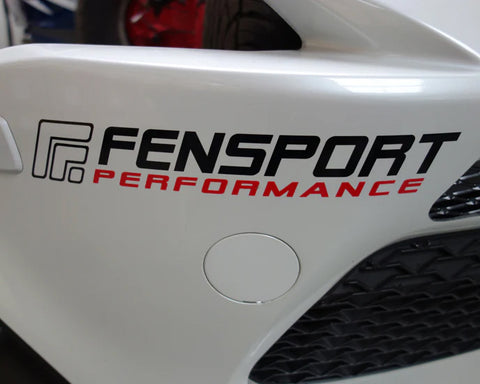 Fensport Window Sticker Black-Red Fensport Performance Sticker - 3 Sizes
