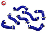 Silicone - Charge Cooler Radiator Hose Kit - Stoney Racing - Celica ST185 RC & CS - Blue