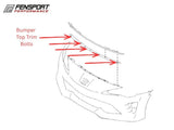 Bumper - Top Plate - Bolt - GT86, BRZ