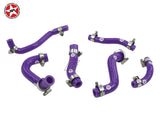 Front Trunk Heater & Brake Booster Silicone Hose Kit - Stoney Racing - MR2 MK2 Rev 1, 2 & 3 Turbo - Purple