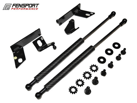 Bonnet Struts / Bonnet Lifters - Carbon - GR Yaris