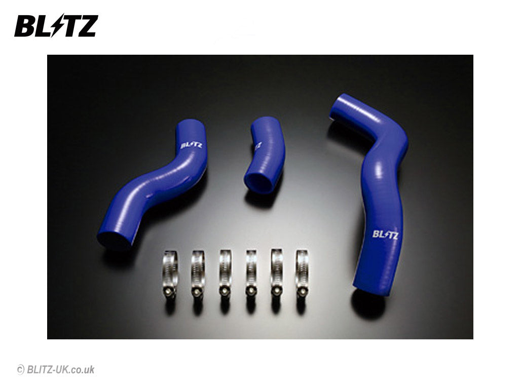 Blitz Racing Radiator Blitz Racing Radiator Hose Kit - Blue - 18800 - GT86, GR86 & BRZ ...