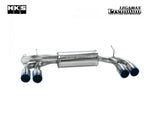 HKS Legamax Premium Exhaust - Rear Silencer - Impreza GRB