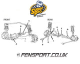 SuperPro - Rear Control Arm -  No1 Inner - Bush Kit -  Corolla AE92 - SPF1040K