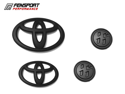 Emblem Badge - Set 1 - Black - GT86 2017 On