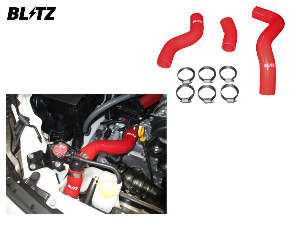 BLITZ BLITZ RACING RADIATOR HOSE KIT 86/BRZ ZN6/ZC6 RED