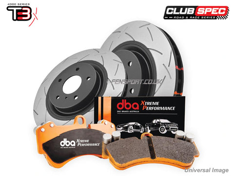 Brake Disc & Pad Kit - Front - DBA 4000 Series - T3 - GT86 & BRZ