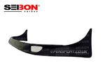 Seibon Carbon Fibre Front Lower Lip Spoiler - TS Style - Supra JZA80