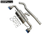 Garage Whifbitz Exhaust System - 3" Stainless Steel - GPF Back - GR Yaris