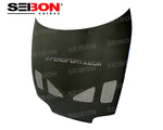 Seibon Carbon Fibre Bonnet - TRD Style - Supra JZA80