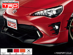 TRD Front Spoiler - Version 2 - With LED Lights - GT86