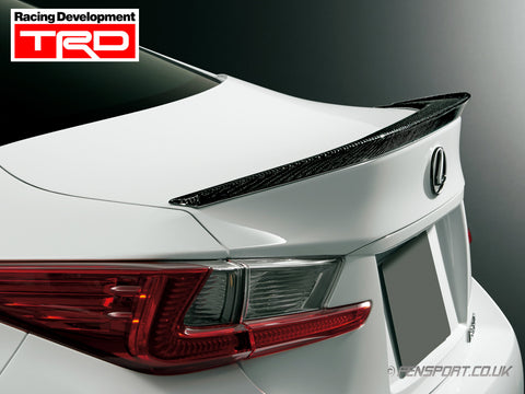 TRD Rear Spoiler - Carbon - Clear Painted - Lexus RC200t & RC300h