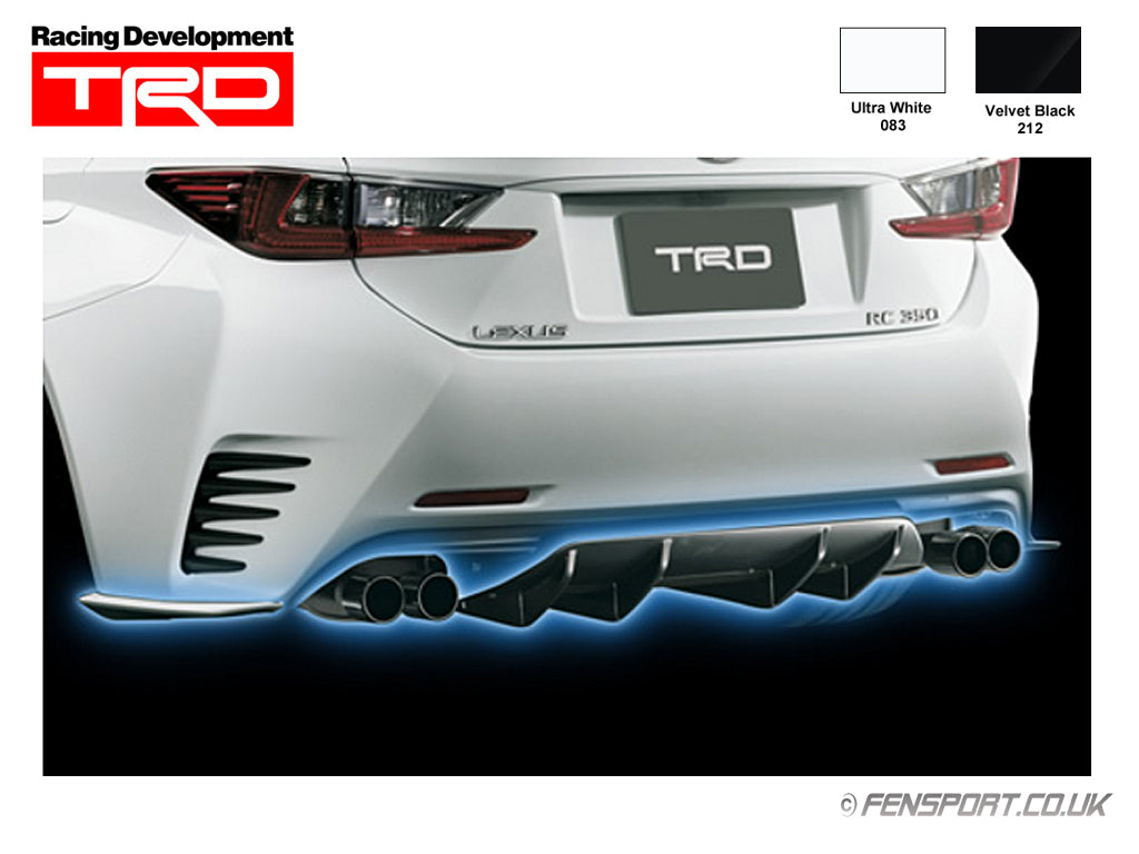 TRD Rear Diffuser - Various Colours - Lexus RC200t & RC300h – Fensport ...