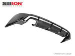 Seibon Carbon Fibre Rear Lip Spoiler - RF Style - Lexus IS200t, IS250, IS300h