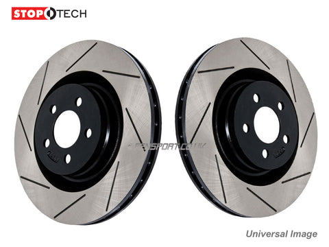 Brake Discs - Front - Stoptech - Grooved - 296x32mm - Supra JZA80 2 Piston