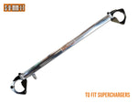 Summit Front Strut Tower Brace - Polished - 2 Point with Brake Stopper - GT86 & BRZ Top Mount Supercharger