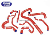 Red Samco Ancillary Hose Set for Supra MA70 Turbo