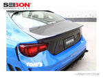 Seibon Carbon Fibre Boot Lid - CSL Style - GT86 & BRZ