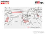 TRD GR Interior Panel Set - Automatic - GR86
