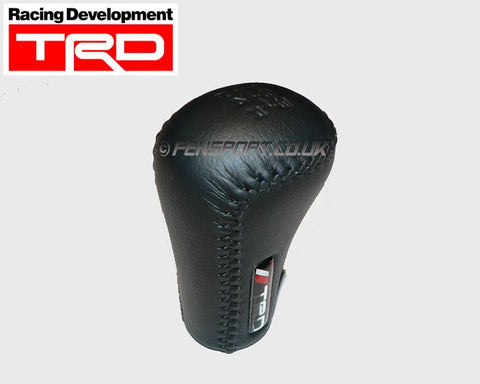 TRD Gearknob - Genuine Black Leather - Manual