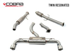 Cobra Exhaust System - Cat Back - GR Yaris - twin resonated