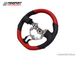 Red Leather Sports Steering Wheel - GT86 & BRZ