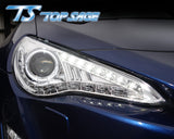 Top Sage Headlights - With Led Ring - Chrome - GT86 & BRZ