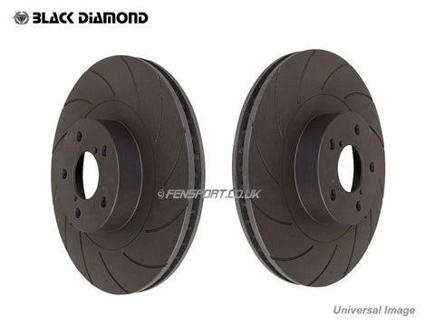 Brake Discs - Front -  12 Groove  - 296mm - Lexus IS200, IS300, GS300, Altezza RS200