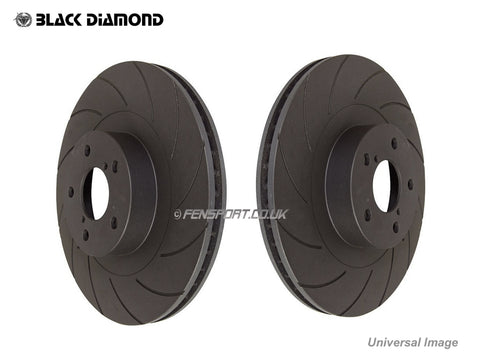 Brake Discs - Front -  12 Groove  - 296mm - Lexus IS200D, IS220D, IS250, IS300h