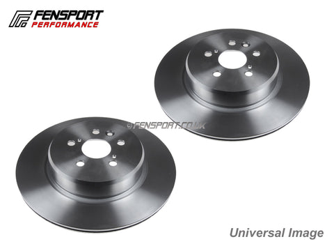 Brake Discs - Rear - 259mm - Toyota iQ 1.0 & 1.3, Yaris 1.8 Sport