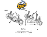 SuperPro - Front Wishbone Bush Kit - Front Upper - Supra GA70, JZA70, MA70 - SPF1576K#