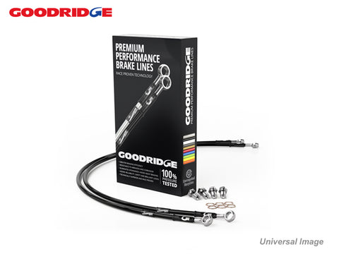 Goodridge Brake Hose Kit - Zinc Plated  - Corolla 1.6SR & G6R - AE111