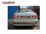 Cobra Exhaust System - Resonated - 4" Inward Rolled - Polished Tails - Lexus IS200