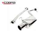 Cobra Exhaust System - Non Res - 4" Inward Rolled - Polished Tails - Lexus IS200